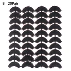 40 шт. = 20 пар, DIY Ремонтные колодки для обуви на высоком каблуке, защитная подошва, черные резиновые пятки, носочки