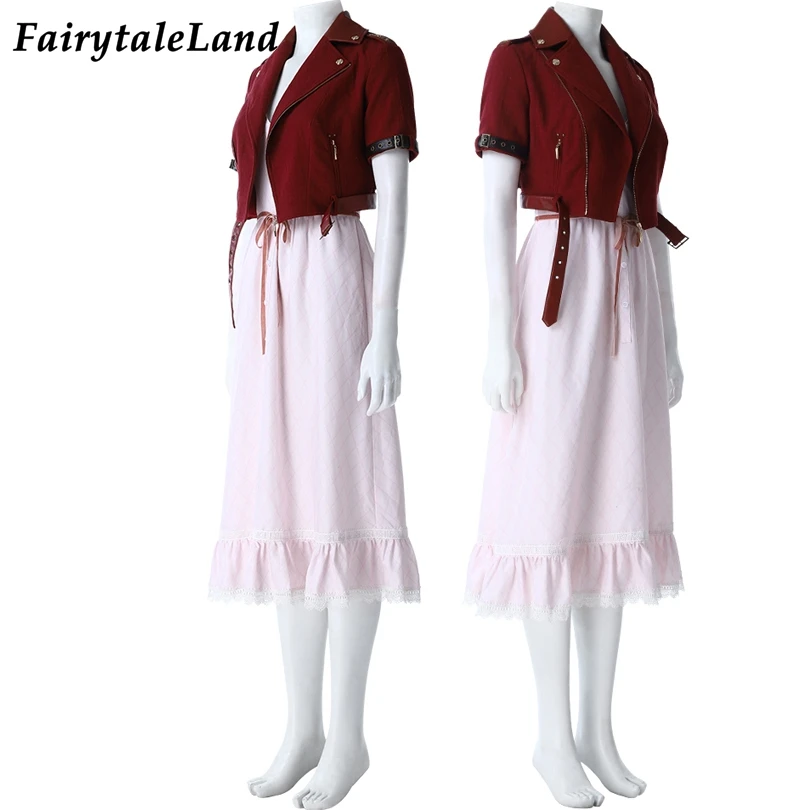 Костюм для косплея Aerith gainsборо финальная фантазия переделка Хэллоуин наряд игра