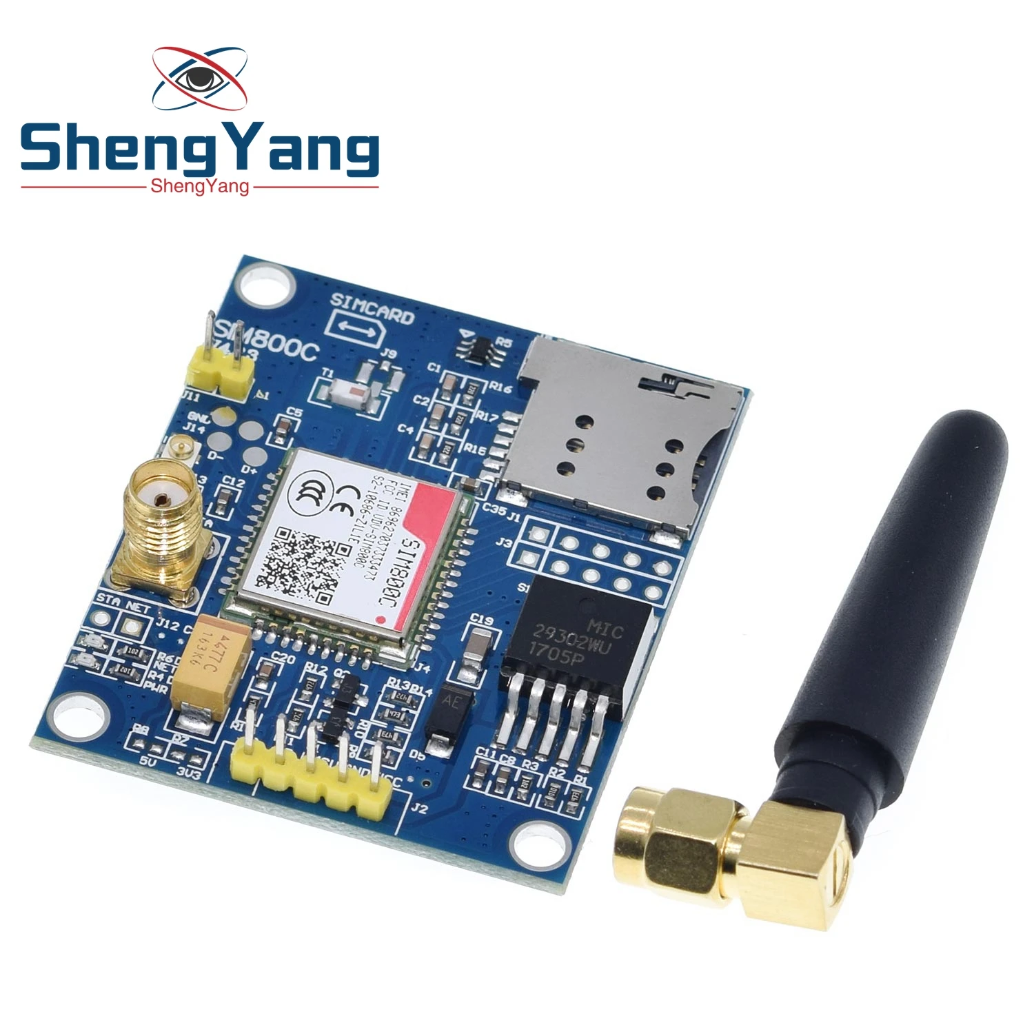 Плата разработки SIM800C модуль GSM GPRS поддержка сообщений Bluetooth аудио интерфейс TTS DTMF