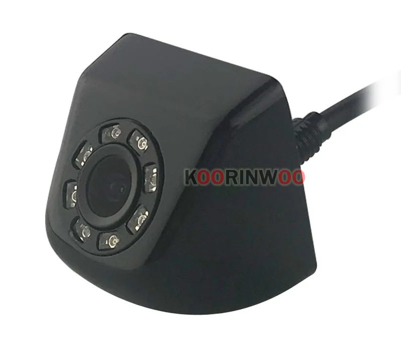 Koorinwoo многофункциональная камера Фронтальная камера форма HD CCD Автомобильная камера заднего вида широкоугольная универсальная парковочная камера заднего хода автомобиля 12 В