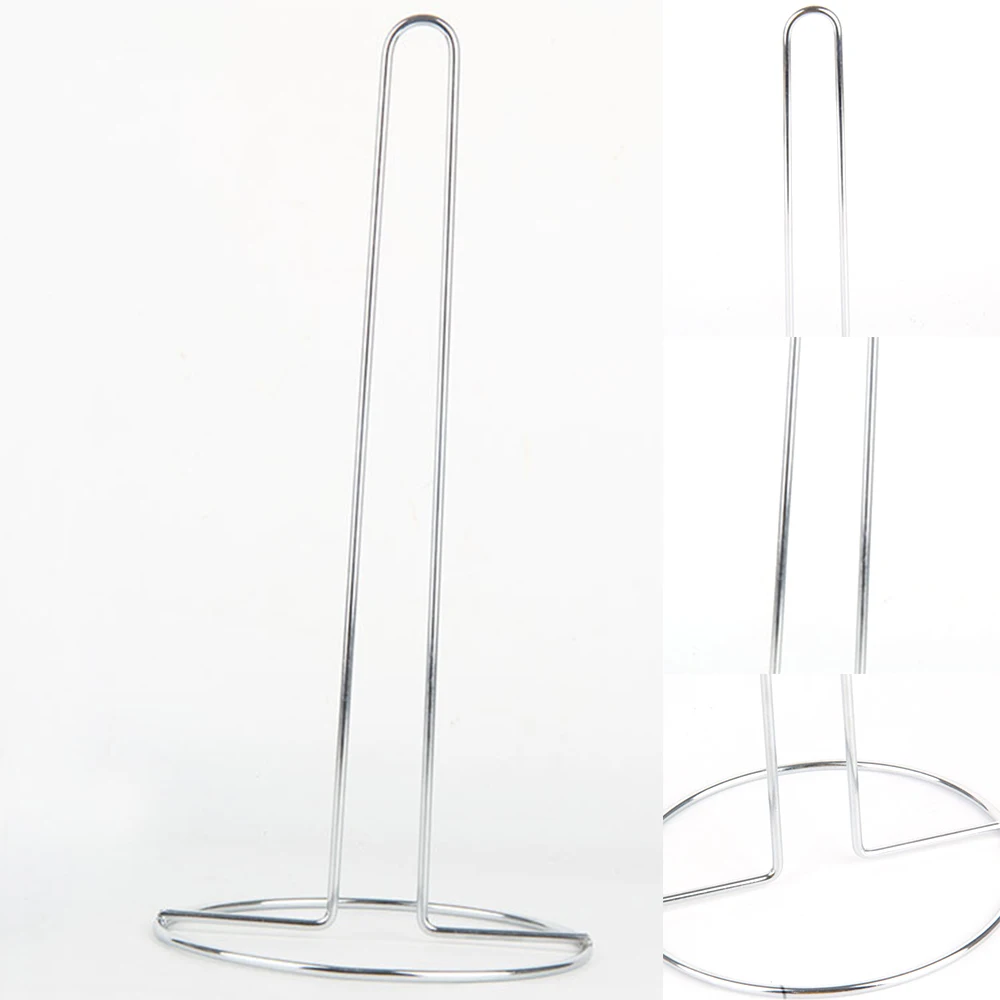 Железный вертикальный держатель для рулонов полка бумажных салфеток настольный