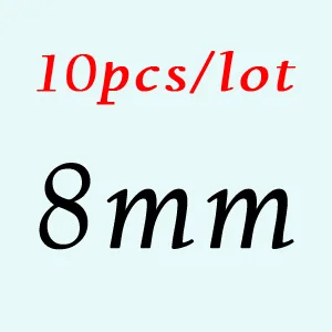 Натуральный перламутровый лист, 10 шт./лот, 6x8 мм/8x12 мм/12x16 мм/15x20 мм - Цвет: 6x8mm 10 pcs
