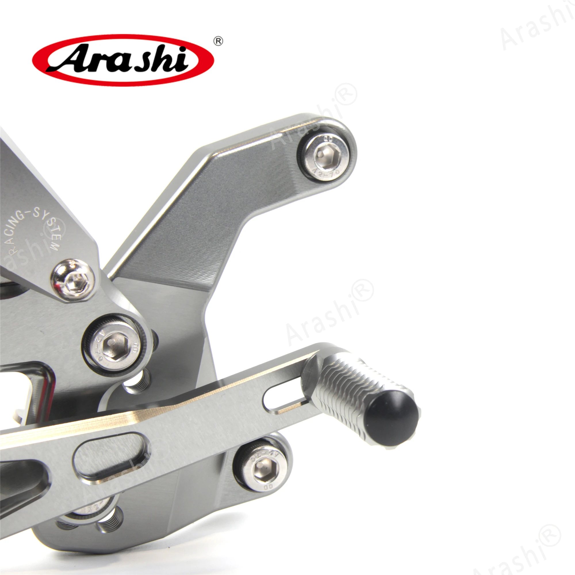 ARASHI для KAWASAKI Z900 ZR900 2017 2018 2019 CNC регулируемая подножка набор педалей ног