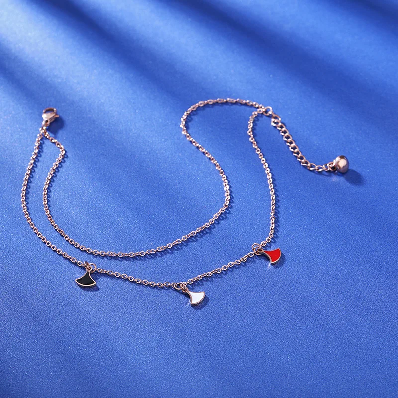 Ювелирные изделия для женщин ножные браслеты многослойные из нержавеющей стали