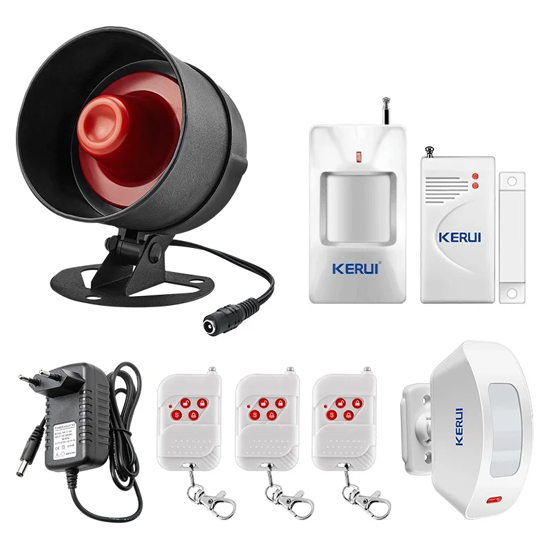 KERUI домашняя система безопасности беспроводная связь 100 дБ местная сигнализации