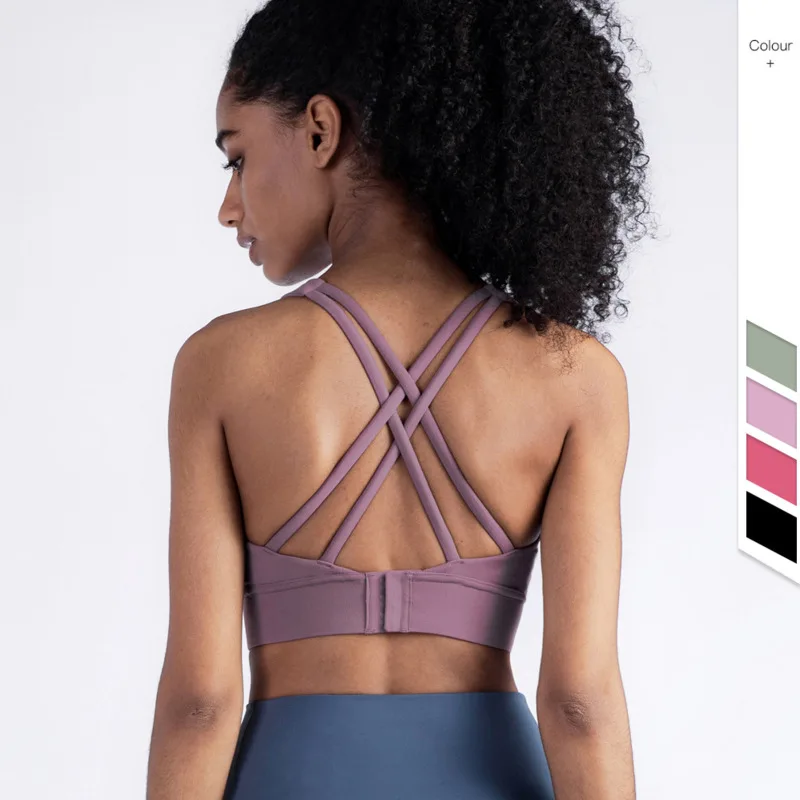 

Женское нижнее белье для тренировок, женское нижнее белье для занятий спортом, бегом, с лямкой на шее, сексуальное быстросохнущее дышащее ни...