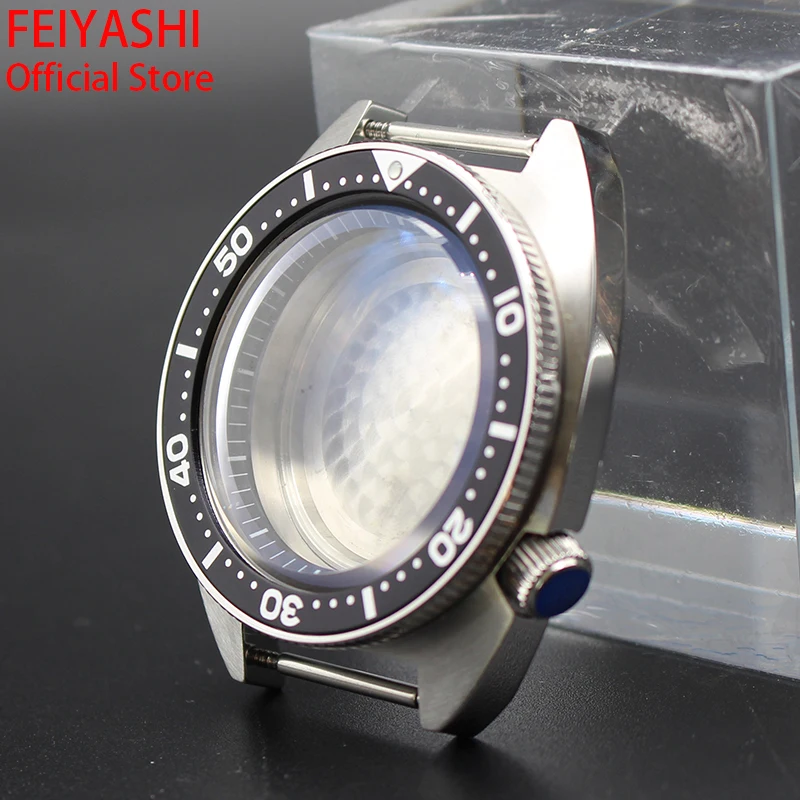 41mm skx007 skx013 Mod Case Men's Watch Part Sapphire Glass Stainless Steel For Seiko Tuna Turtle nh35 nh36 Movement 28.5mm Dial
