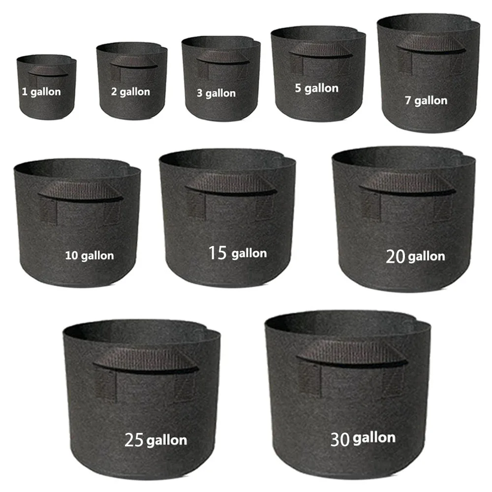 

1-30gallon большой завод цветок уличные цветочные горшки горшок садовые инструменты для дома картофеля клубника ткань овощей полимеров для сад...