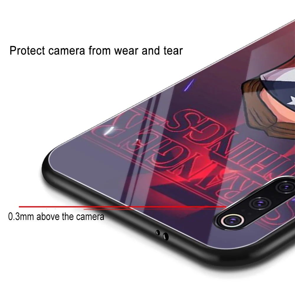 

Stranger Things Case for Xiaomi Redmi Note 8 8T 9 7 9A 9C 10X 5G K30 Pro S Glass Phone Cases for Mi Note 10 9 Pro Lite F1 Cover