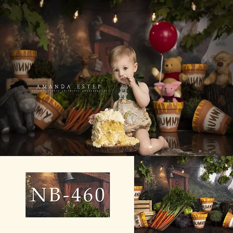 Яма для посадки деревьев фон фотосъемки с изображением овощей морковь