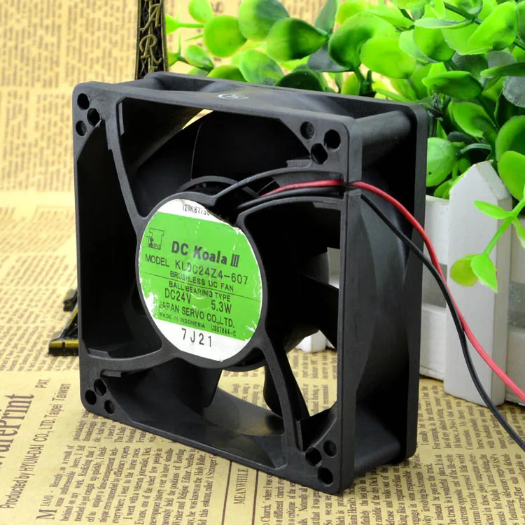 

Новый KLDC24Z4-607 9 см 9032 9232 24V 5,3 W защиты электродвигателя Вентилятор охлаждения