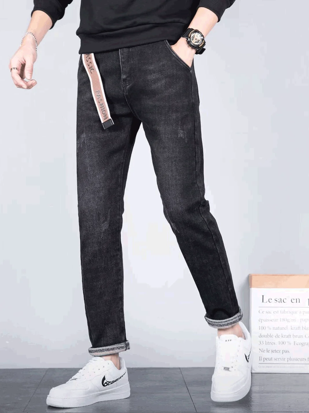 

Cowboy Pants For Men Winter Clothes For Men Slim Men's Jean Graphic Jeans Streetwear Mens Denim Trousers Men's Fashion Jeans