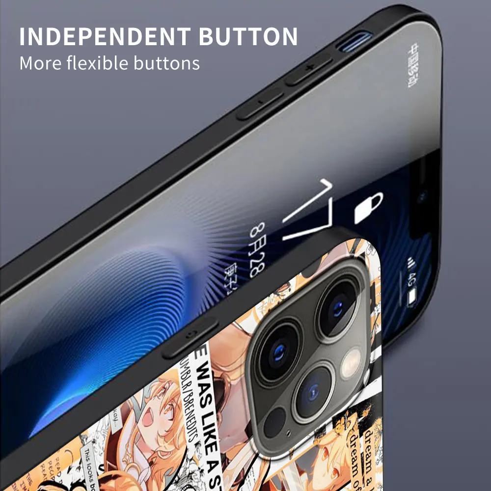 Genshin Impact Anime Silicone Case Coque For iPhone 12 11 Pro Max 13 Mini X XS Max XR 7 8 SE 6 6S 5S Plus Soft Phone Shell Cover