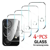 4pcs tempered glass for samsung galaxy a52 a72 a42 a32 a22 a12 a02s a82 s21 plus ultra s20 fe protective camera protectors lens