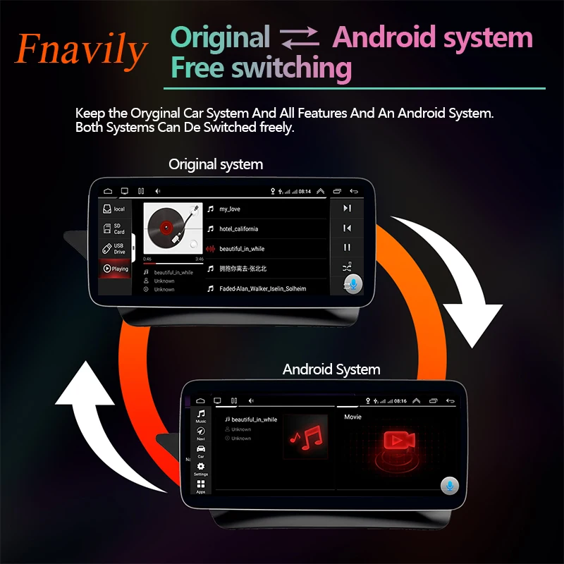 저렴한 Fnavily 안 드 로이드 10 자동차 라디오 BMW 7 시리즈 5 GT F01 F02 F07 CIC NBT 멀티미디어 탐색 라디오 스테레오 무선 CarPlay WiFi