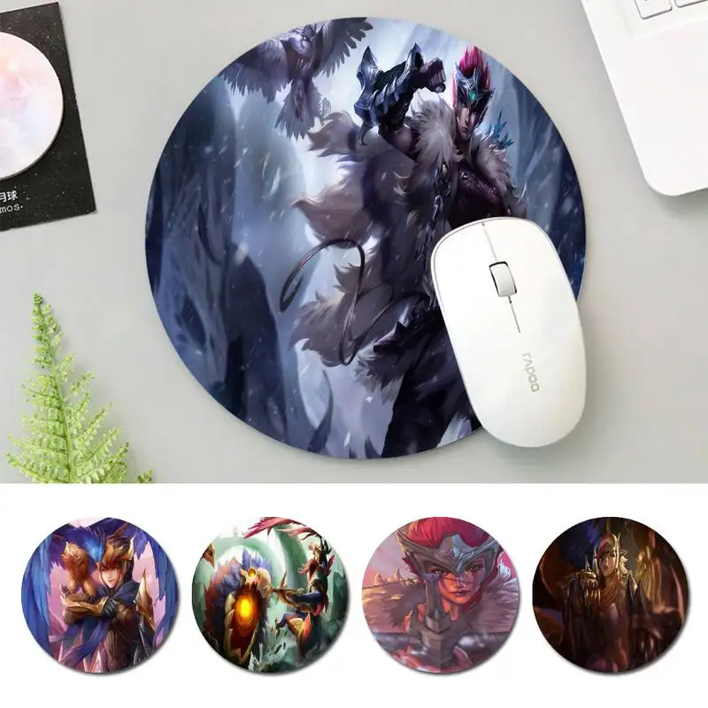 

Резиновый офисный коврик LOL Quinn круглый размер резиновый коврик для мыши игровой плеер Настольный коврик для компьютера ноутбука коврик для...