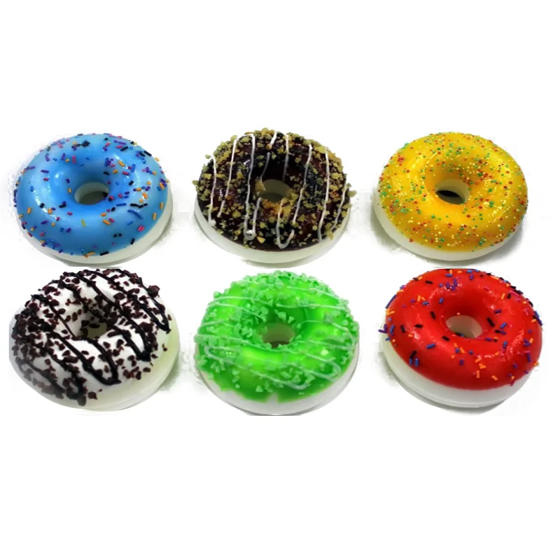 

Donuts Cakes Fridge Magnets 3D Cake Message Magnet Magnetic Stickers 3D Food Donut Refrigerator Magnets for Child Kids Home Deco
