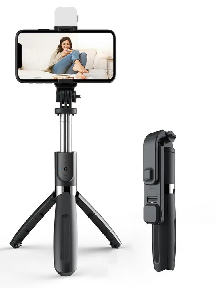 Bluetooth селфи-Палка с дистанционным управлением мини-штатив выдвижной складной
