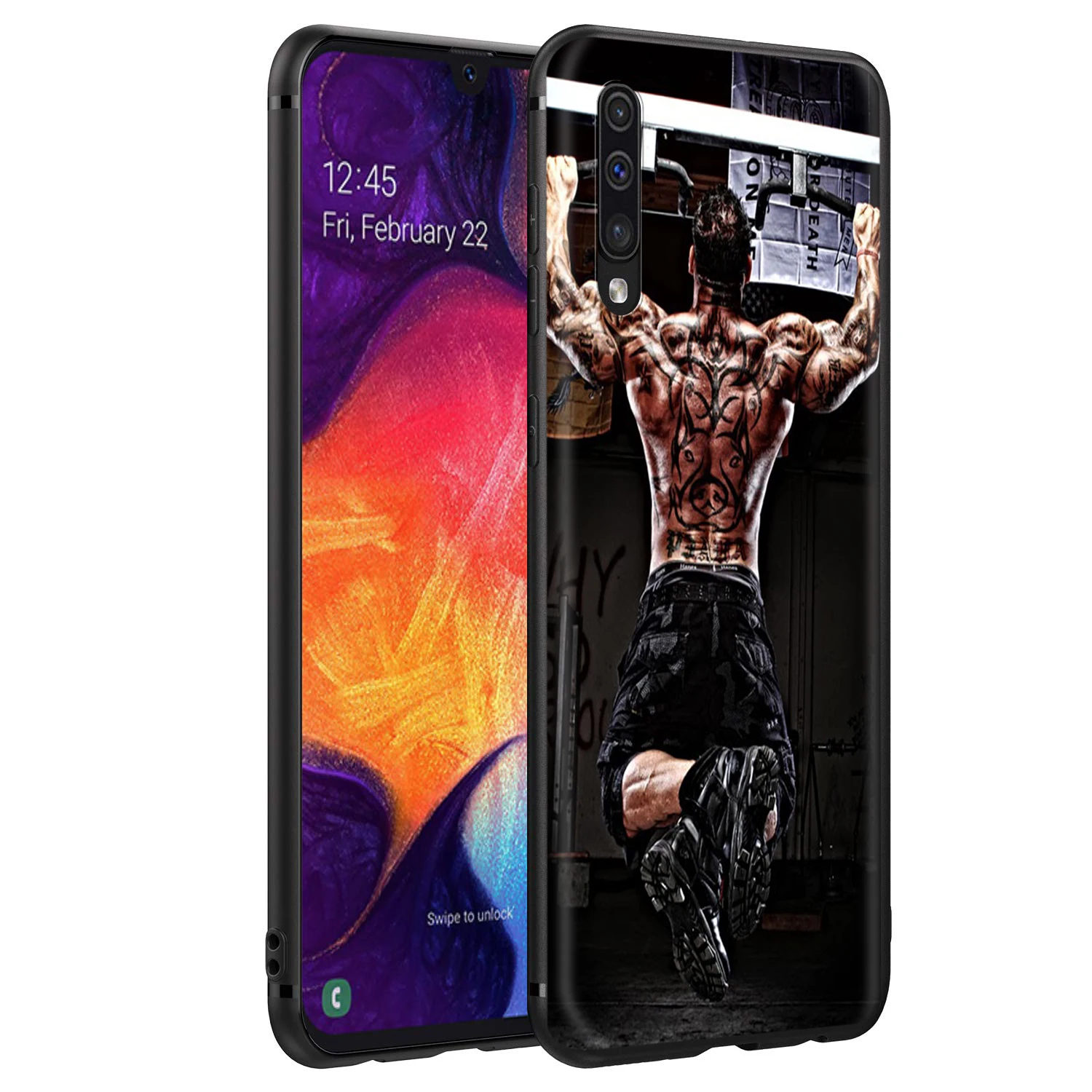 YIMAOC бодибилдинг тренажерный зал фитнес-чехол для Samsung Galaxy A7 A8 A9 A10 A20 A30 A40 A50 A70 M10 M20