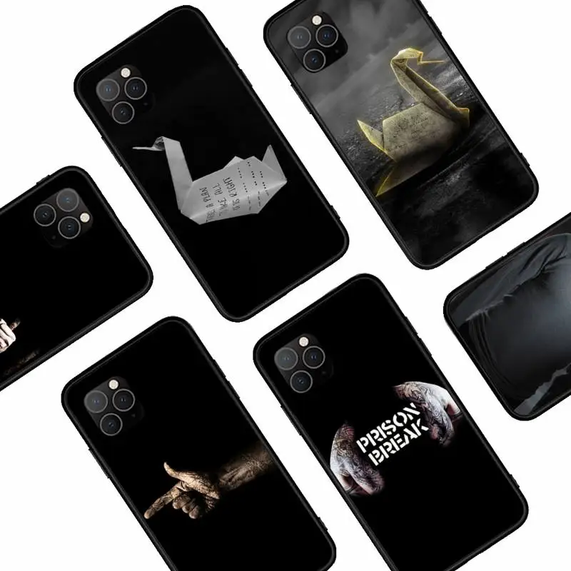 

Prison Break Novelty Phone Case For iphone 12 11Pro Max 11 13 XR XS Max X 8 7 6 6S Plus mini SE 2020 soft Cover Shell
