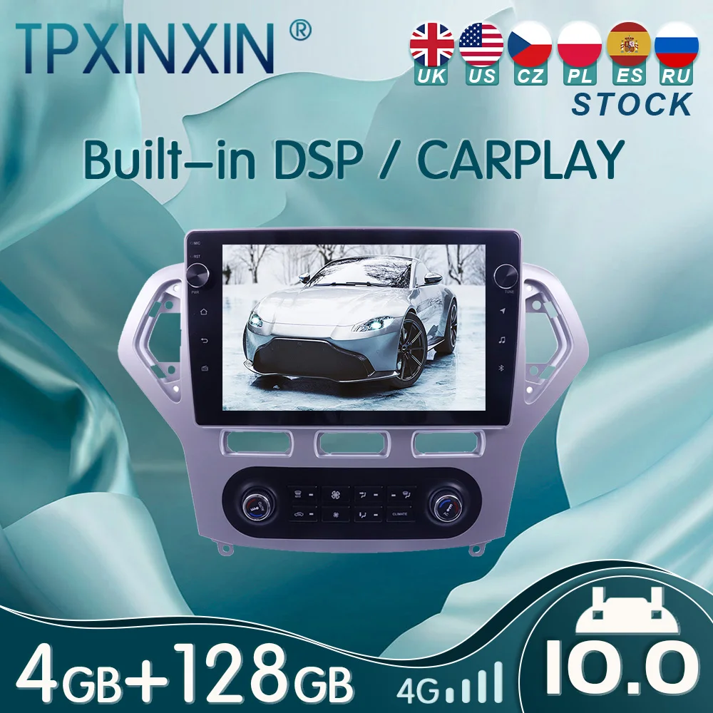 

10.0 PX6 For Ford Mondeo MK4 2007 - 2010 Android Car Stereo Radio with Screen Radio Player Car GPS Navigation Head Unit