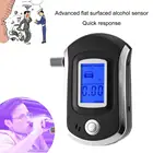 Ручной цифровой алкотестер с подсветкой, тестер для дыхания в мундштуке, анализатор дыхания с ЖК дисплеем, 1 шт.