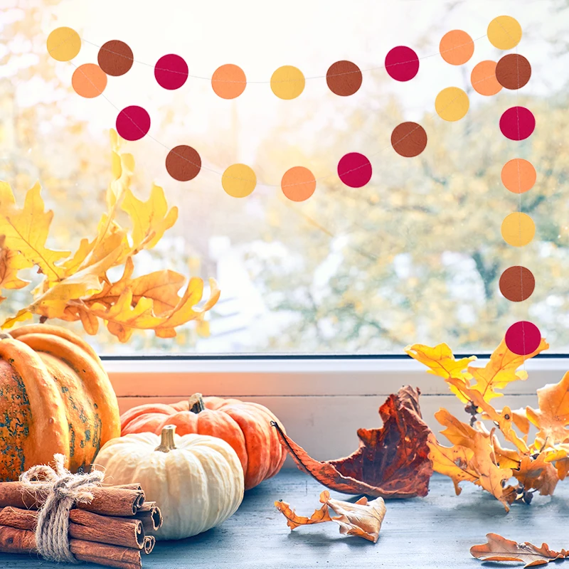 Гирлянда День благодарения баннер в виде кленового листа для украшения семейной