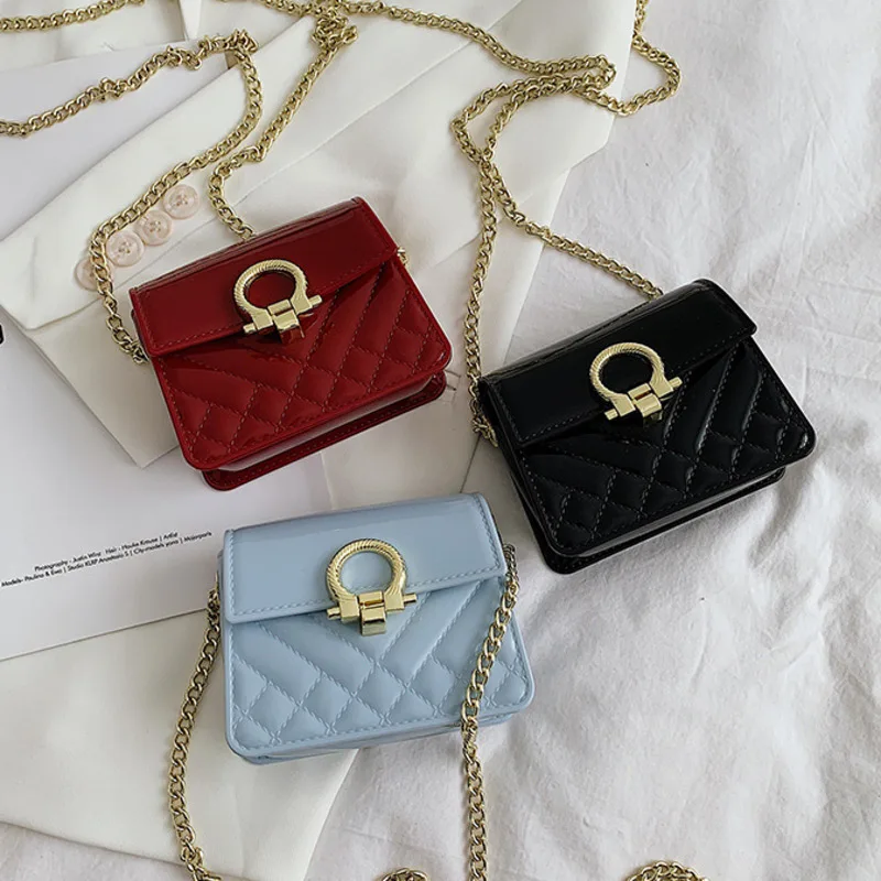 

Female Mini Lattice Pu Leather Crossbody Bags For Women 2020 Shoulder Messenger Bag Ladies Hand Sling Luxury Handbags Designer