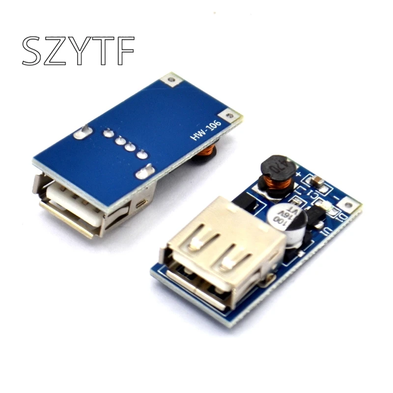 DC 0.9V-5V в 5V 600MA Зарядное устройство Power Bank Step Up Преобразователь питания Модуль напряжения USB Выходная зарядная схема Включено.