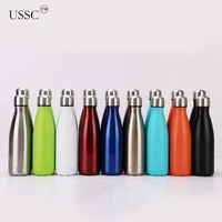 ussc double wall vacuum cup 304 stainless steel coke bottle large capacity water bottle outdoor thermos sports pot hz014