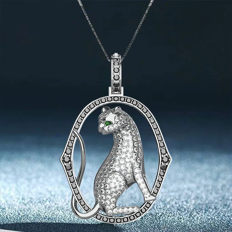 кулон бижутерия цепочка на шею женская Подвеска в виде кошки ожерелье животного