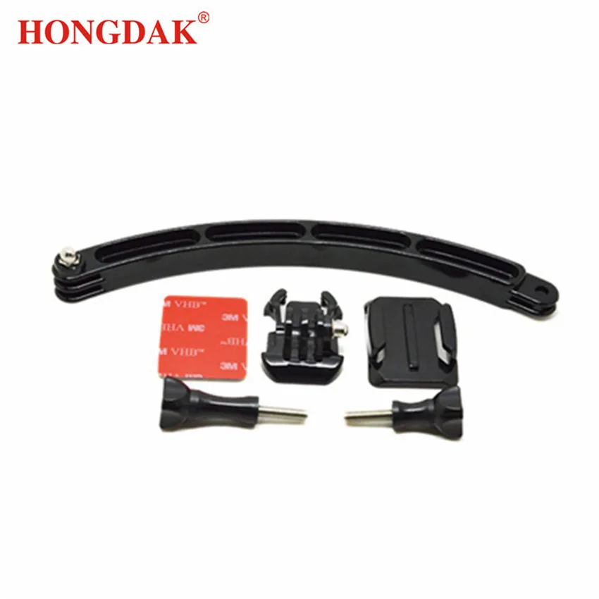 

Camera Accessories Helmet Arm Base Mount with 2pcs Thumb Screws for GoPro Hero 5 4 3+ 3 2 1