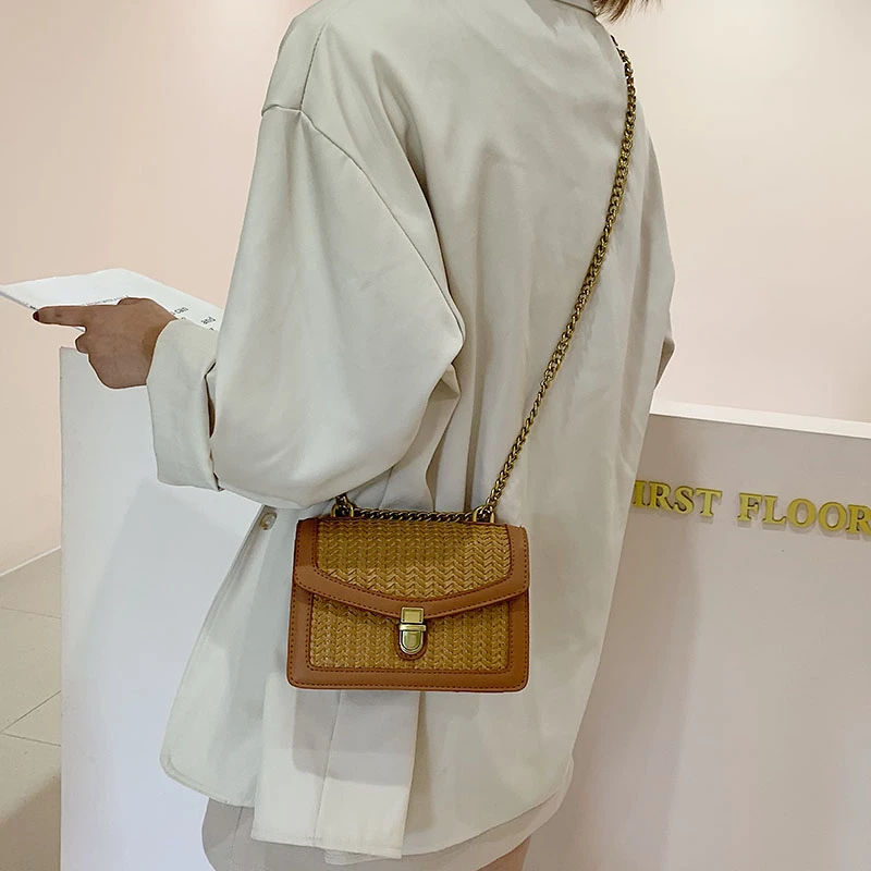 Богемные ручной работы соломенные сумки через плечо для женщин 2019 роскошные