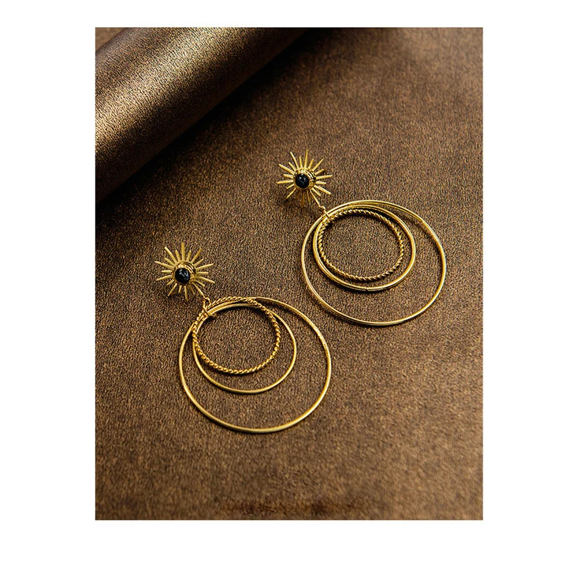 

TOSAKO Stainless Steel Drop Earrings for Women Fashion Jewelry Personality Stud