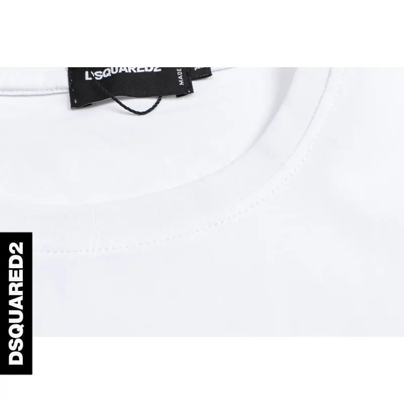 hot brand 2021 summer dsquared2 street hip hop mens round neck short sleeved t shirt cotton letter printing casual tee men free global shipping