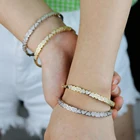 Хит, роскошный браслет золотого цвета, браслеты с фианитами, женское сердце, навсегда, прекрасный бренд, очаровательный браслет для женщин, известное ювелирное изделие