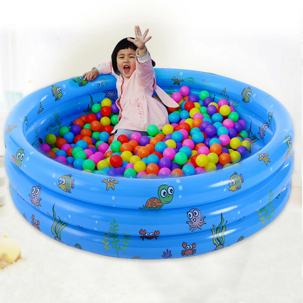 

Inflatable Bathtubs for Baby Kids Home Outdoor Swimming Pool Bathing Tub Thickened PVC Children Basin Ocean Ball Pool