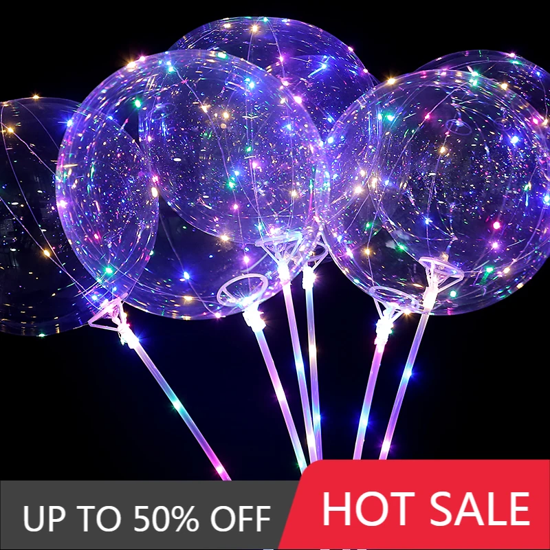 

20Inch 20pcs Air Helium Led Balloon globos ballons decoration birthday wedding party balloons Supplies BOBO balls