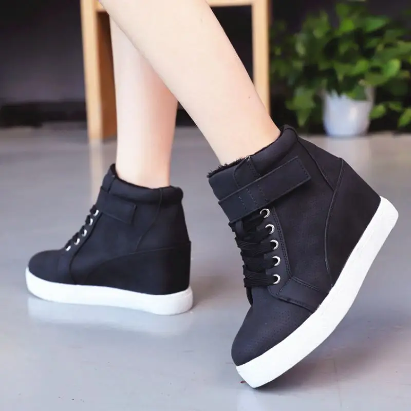 Taoffen/Лидер продаж ботильоны женские зимние ботинки модные вечерние полусапожки