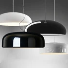 Модный подвесной светильник E27 в скандинавском стиле, черно-белый светильник GoWeiqiBaduk для ресторана, декоративсветильник люстра, Подвесная лампа