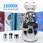 6000X-15000X цифровой биологический комбинированный бинокулярный телефон с регулируемой механической сценой для школьного образования