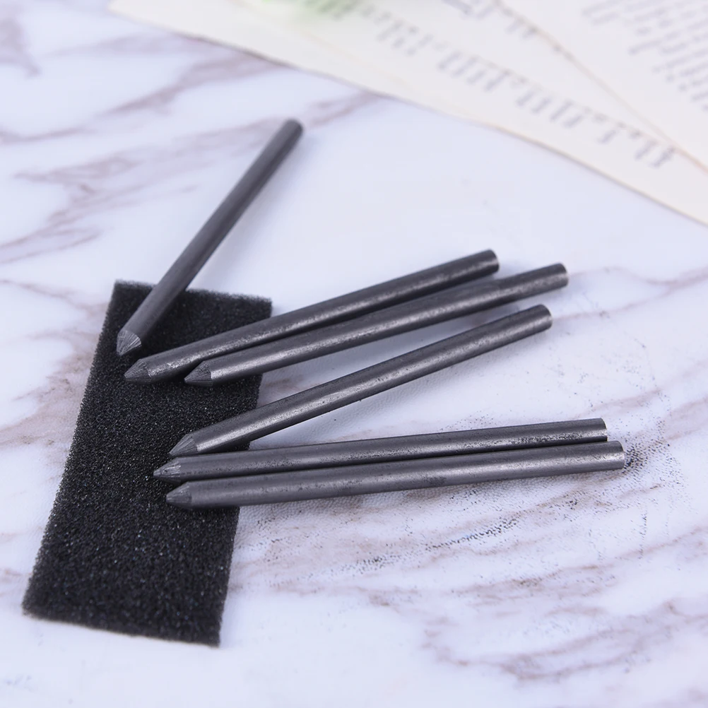 6pcs/box 5.6mm Charcoal/ Graphite Pencil Lead Soft Medium Hard HB 2B 4B 6B 8B 14B Sketch Drawing Artist Mechanical |