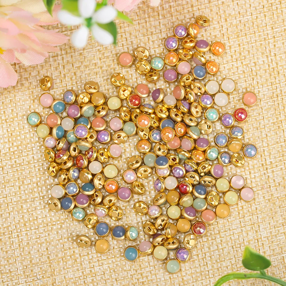20/40Pcs 4mm Ultra-small Pearl Buckle Mini Doll Buttons Belt Shoes DIY 1/6 Clothing Bag Buckles Decor Sewing Accessories - купить по