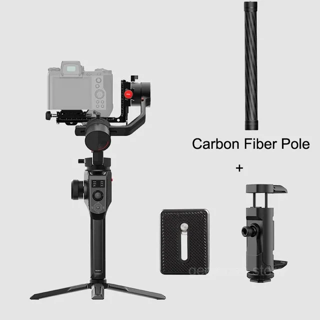 Белый MOZA Aircross 2 3 оси ручной карданный стабилизатор 3,2 кг Полезная нагрузка DSLR беззеркальная камера sony A6000 RX100 A7 серии панорамная - Цвет: Белый