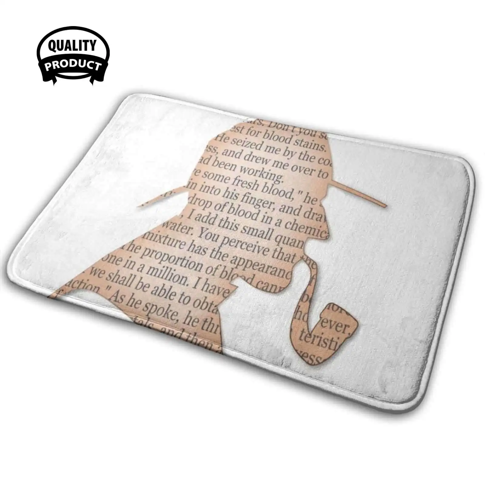 Мультяшный детектив Шерлок мягкие интересные товары для помещений ковер домы Bbc