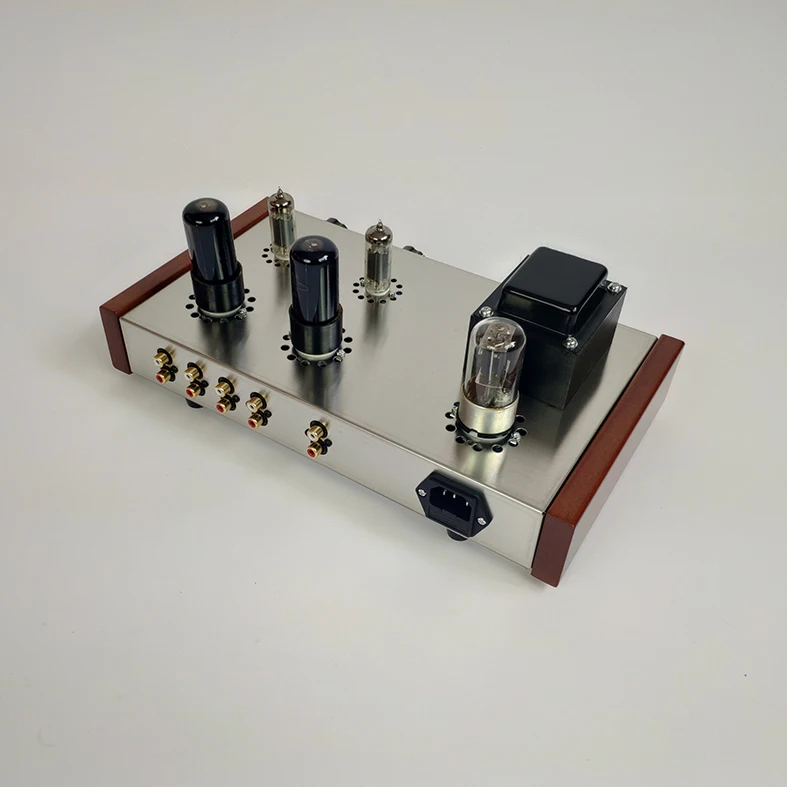 DIY Hifi 6J4 + 6P6P ламповый фотовакуумный предусилитель 4 канальный вход BT 5 0|Усилители