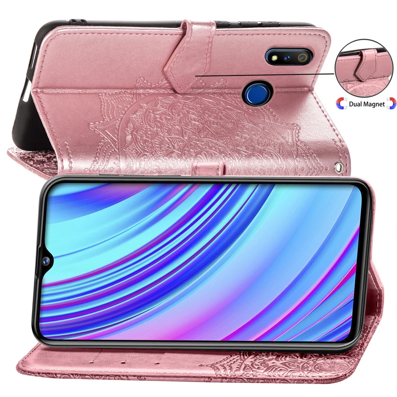 Кожаный чехол-книжка чехол для OPPO A1 A3 A3S A5 A7 A9 F5 F7 F9 F11 Pro Realme 3 5 Pro с собачкой, 10X2 Z кошелек для карт из искусственной кожи чехол