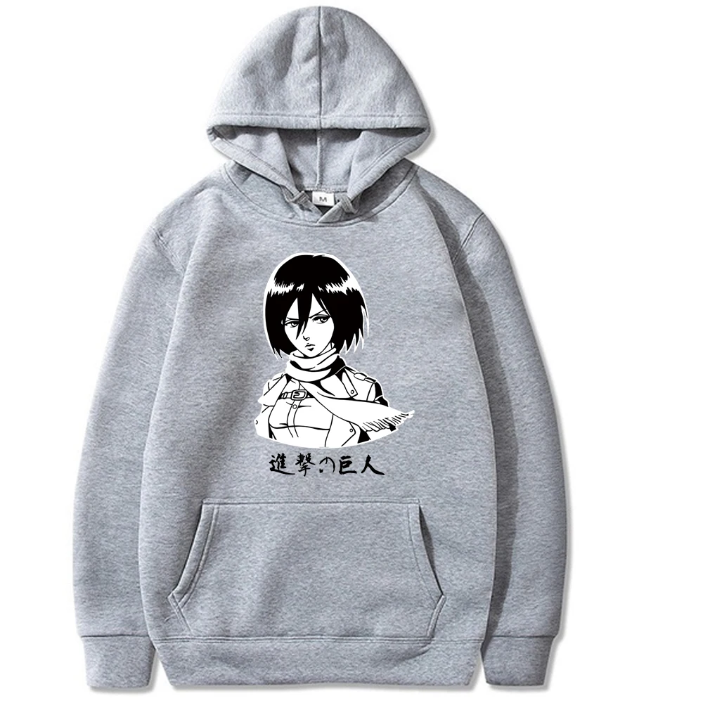 

Mikasa Ackerman Hoody Women's Hoodies Casual Loose Sweatshirt Male Female