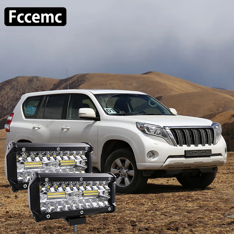 

Led Dynamic Side Marker Turn Signal Work Flood Driving Lights Square Spotlight For Prado 120 150 Toyota Land Cruiser 80 100 200