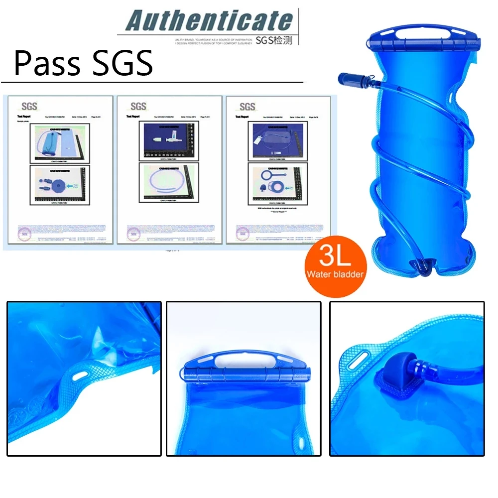 

3L TPU Water Bag 3L Backpack Waterproof Hydration Pack For Outdoor Camping Hiking Cycling Water Bladder